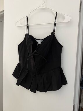 urban revivo cotton tie tank top